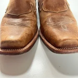 J.B. Dillon Cooper Men’s Western Square Toe Cowboy Boot Leather Tan Red 13D J.B. Dillon | Shoes | Jb Dillon Cooper Mens Western Square  main image 3